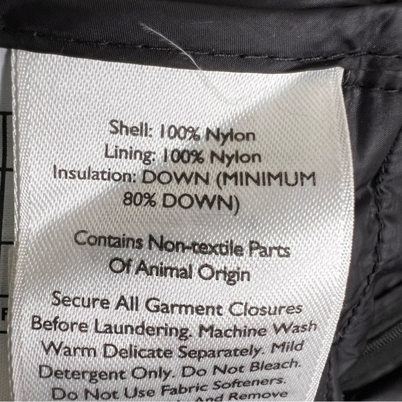 Eddie Bauer Women's Down Puffer Black Zip Up Jacket Size XL - Picture 11 of 13